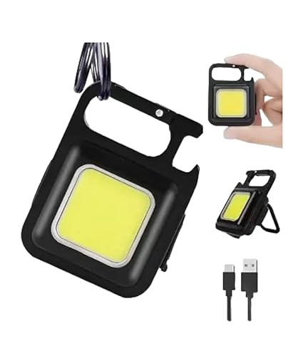 MVS Keychain Rechargeable Mini Flashlight (5pcs pack )