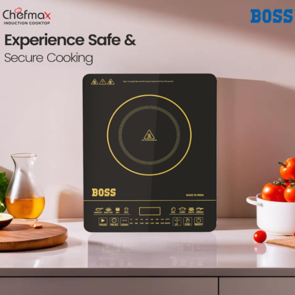 2000 watt Induction Cooktop, Soft Touch Button with 8 cooking modes